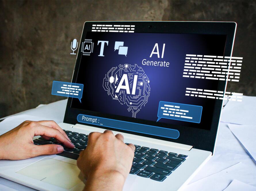 artificial intelligence and prompt generation vector for ai tools, machine learning, and automation concept. ideal for technology design, innovation, and digital solution illustration.
