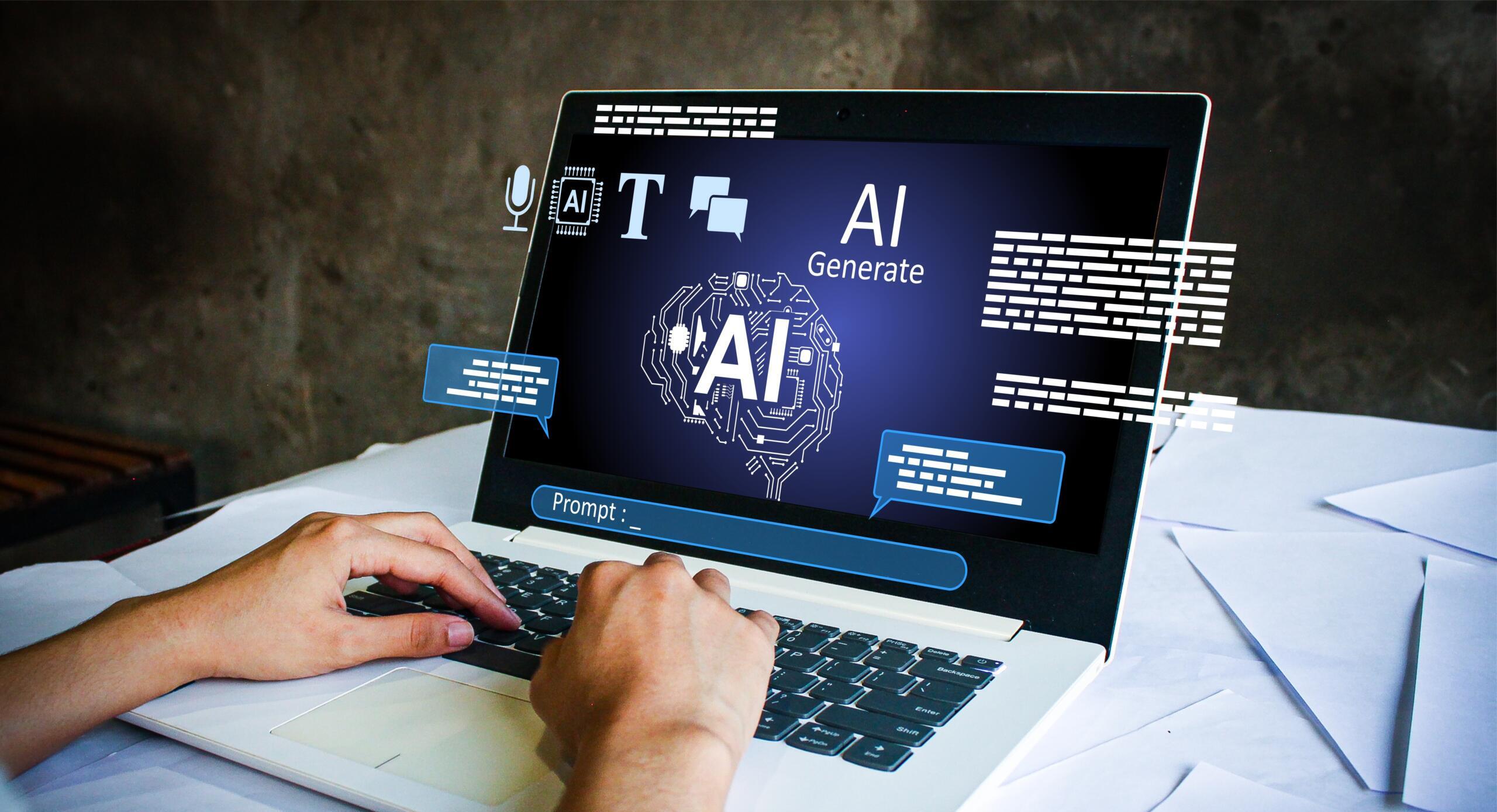 artificial intelligence and prompt generation vector for ai tools, machine learning, and automation concept. ideal for technology design, innovation, and digital solution illustration.